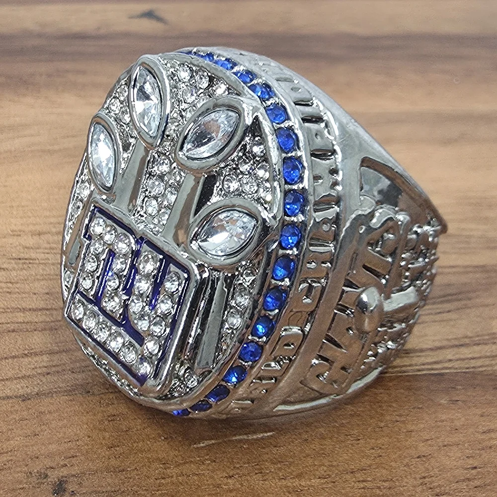 New York Giants Championship Ring Size 11 Silver 2011‎ Manning